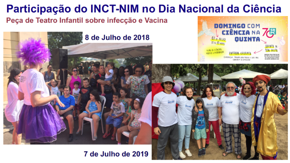 Participação do INCT-NIM no dia Nacional da Ciência